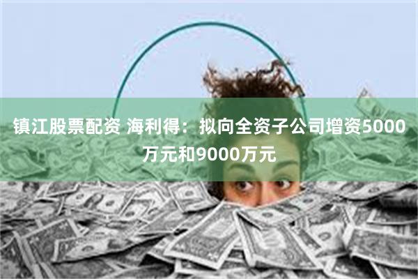 镇江股票配资 海利得：拟向全资子公司增资5000万元和9000万元
