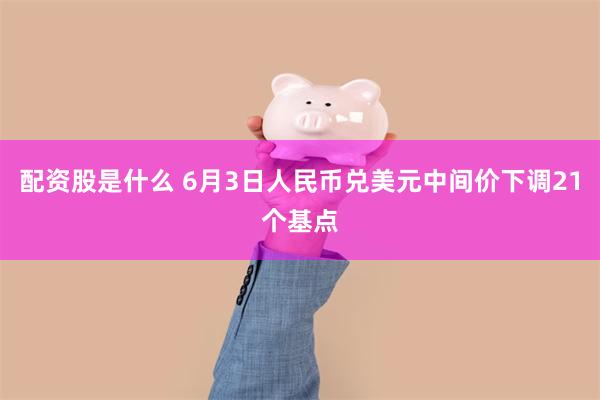 配资股是什么 6月3日人民币兑美元中间价下调21个基点