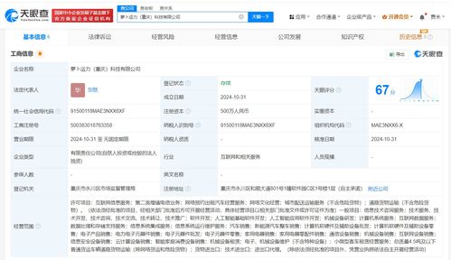 蘿卜快跑重慶新公司成立，注冊資本500萬元布局基礎軟件服務